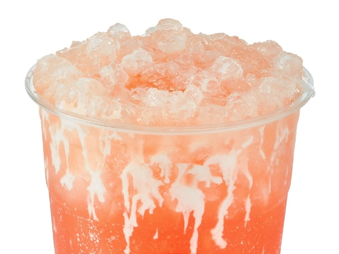 "Swig Super Trooper Reviver Energy with lemonade, mango, strawberry puree, coconut cream, 340-760 cal, $3.49.